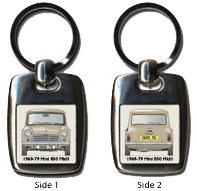 Mini 850 1969-80 (MKIII) Keyring 5